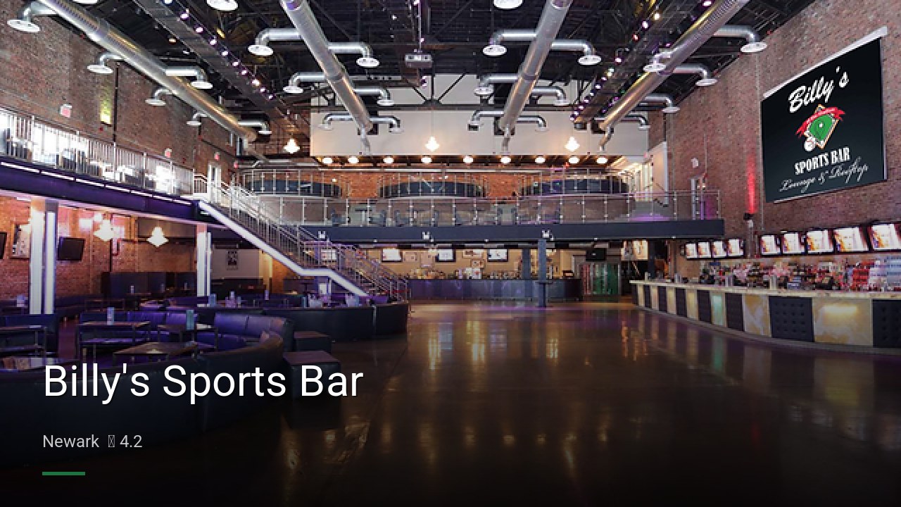 Billy's Sports Bar - Sports Bars in Newark