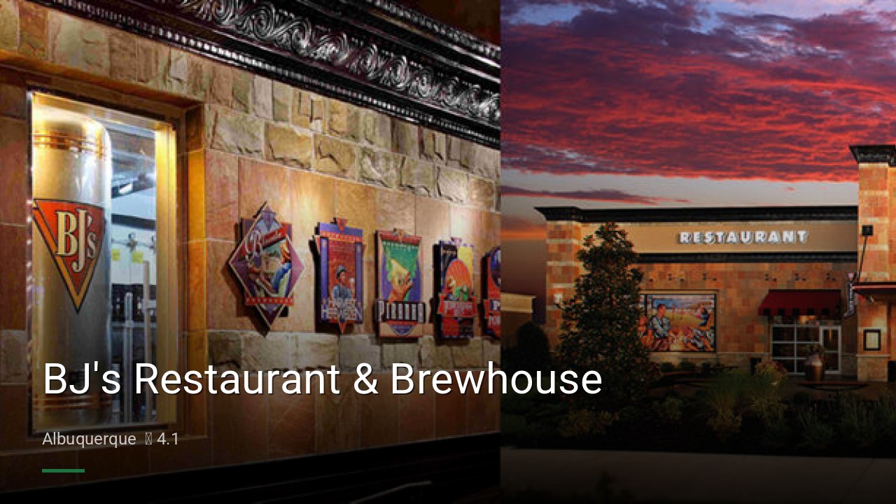 BJ's Restaurant & Brewhouse - Sports Bars in Albuquerque