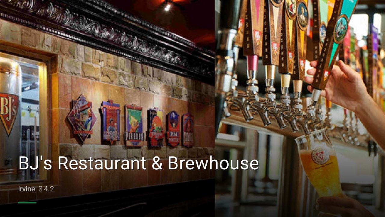 BJ's Restaurant & Brewhouse - Sports Bars in Irvine