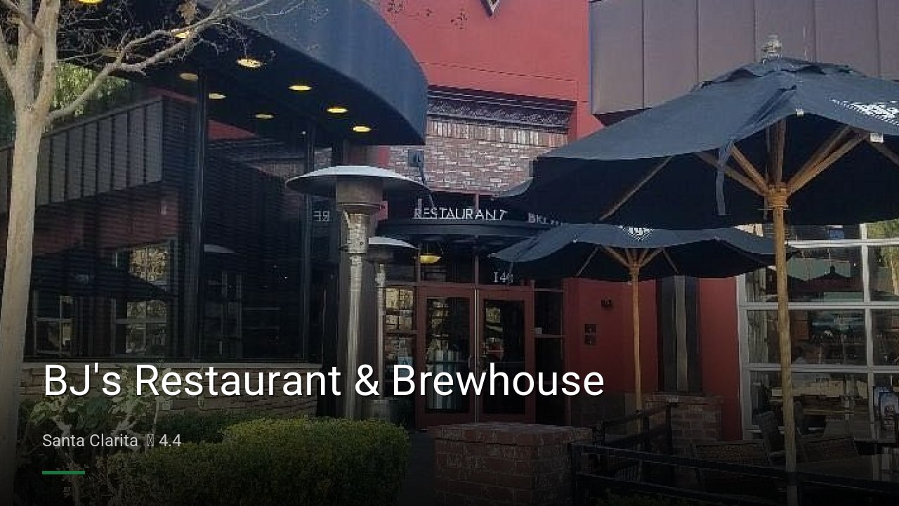 BJ's Restaurant & Brewhouse - Sports Bars in Santa Clarita