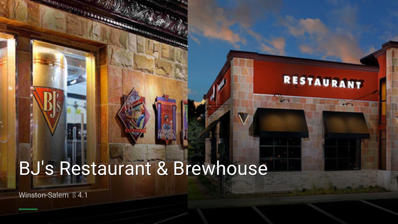 BJ's Restaurant & Brewhouse - Sports Bars in Winston-Salem