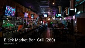 Black Market Bar+Grill (280) — Sports bars in Birmingham