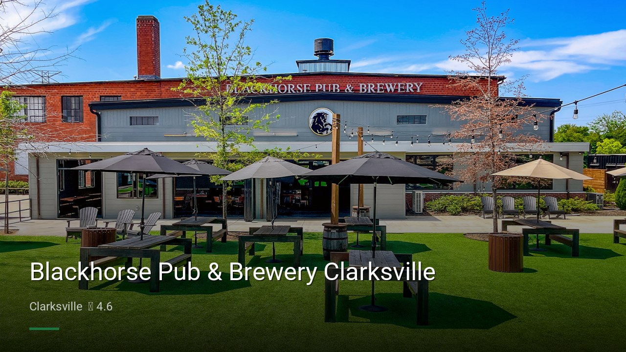 Blackhorse Pub & Brewery Clarksville - Sports Bars in Clarksville