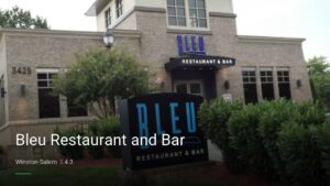 Bleu Restaurant and Bar — Sports bars in Winston-Salem