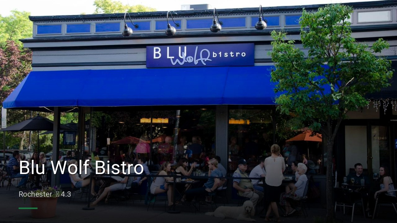 Blu Wolf Bistro - Sports Bars in Rochester