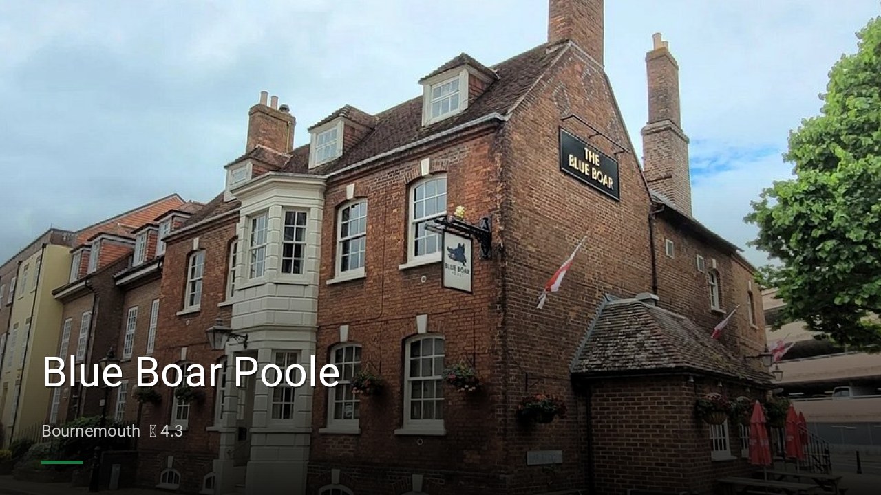Blue Boar Poole - Sports Bars in Bournemouth