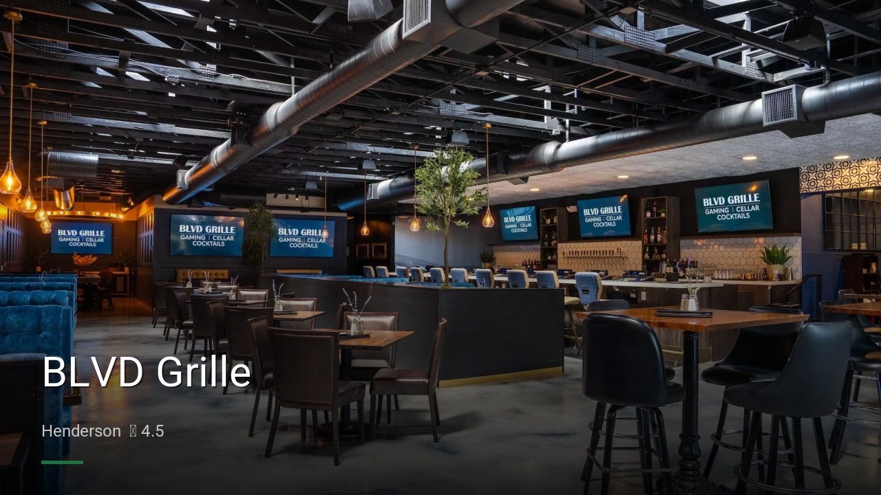 BLVD Grille - Sports Bars in Henderson