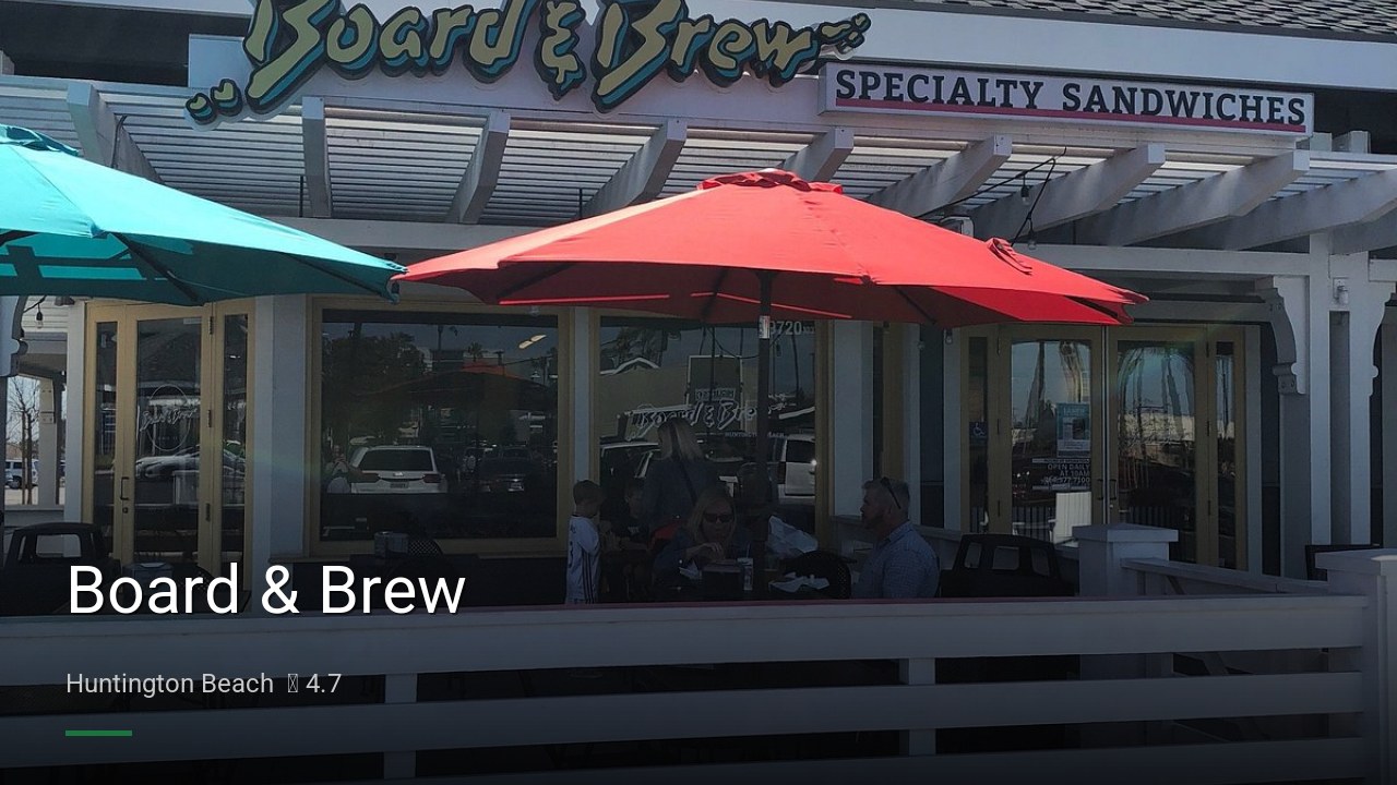 Board & Brew - Sports Bars in Huntington Beach