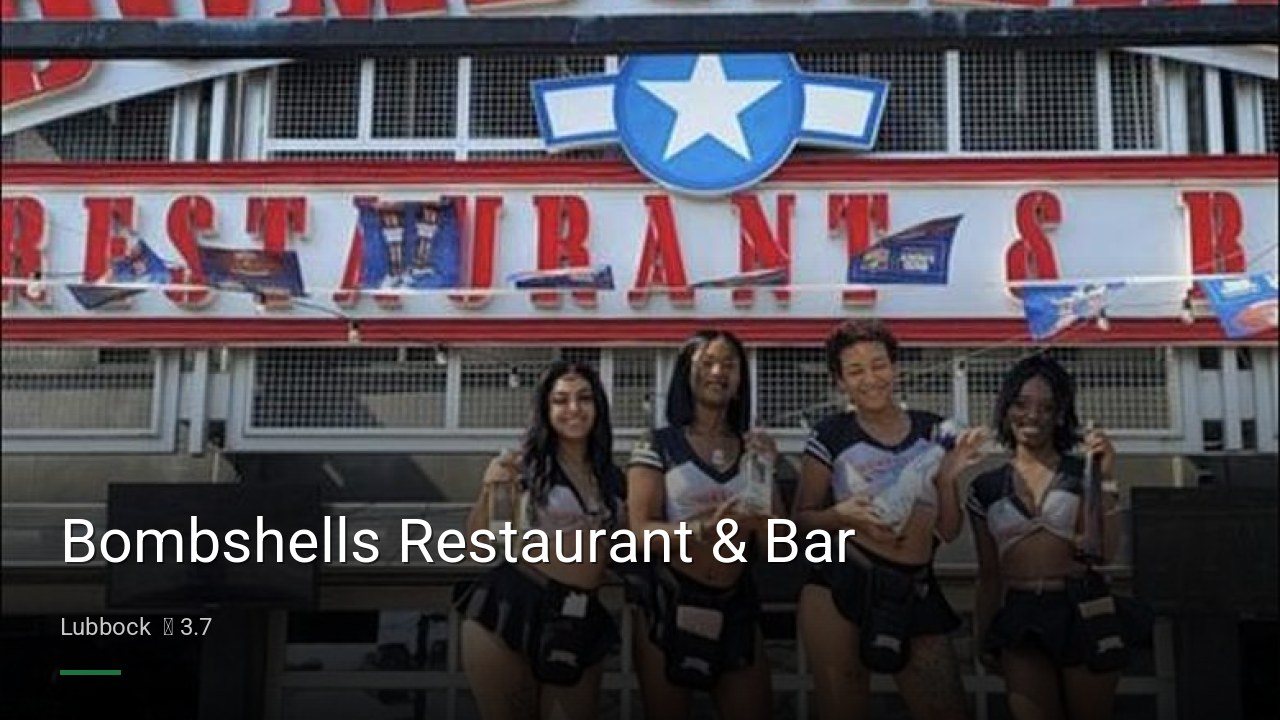 Bombshells Restaurant & Bar - Sports Bars in Lubbock