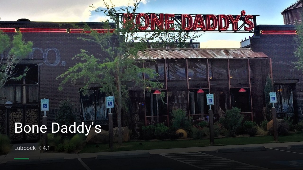 Bone Daddy's - Sports Bars in Lubbock