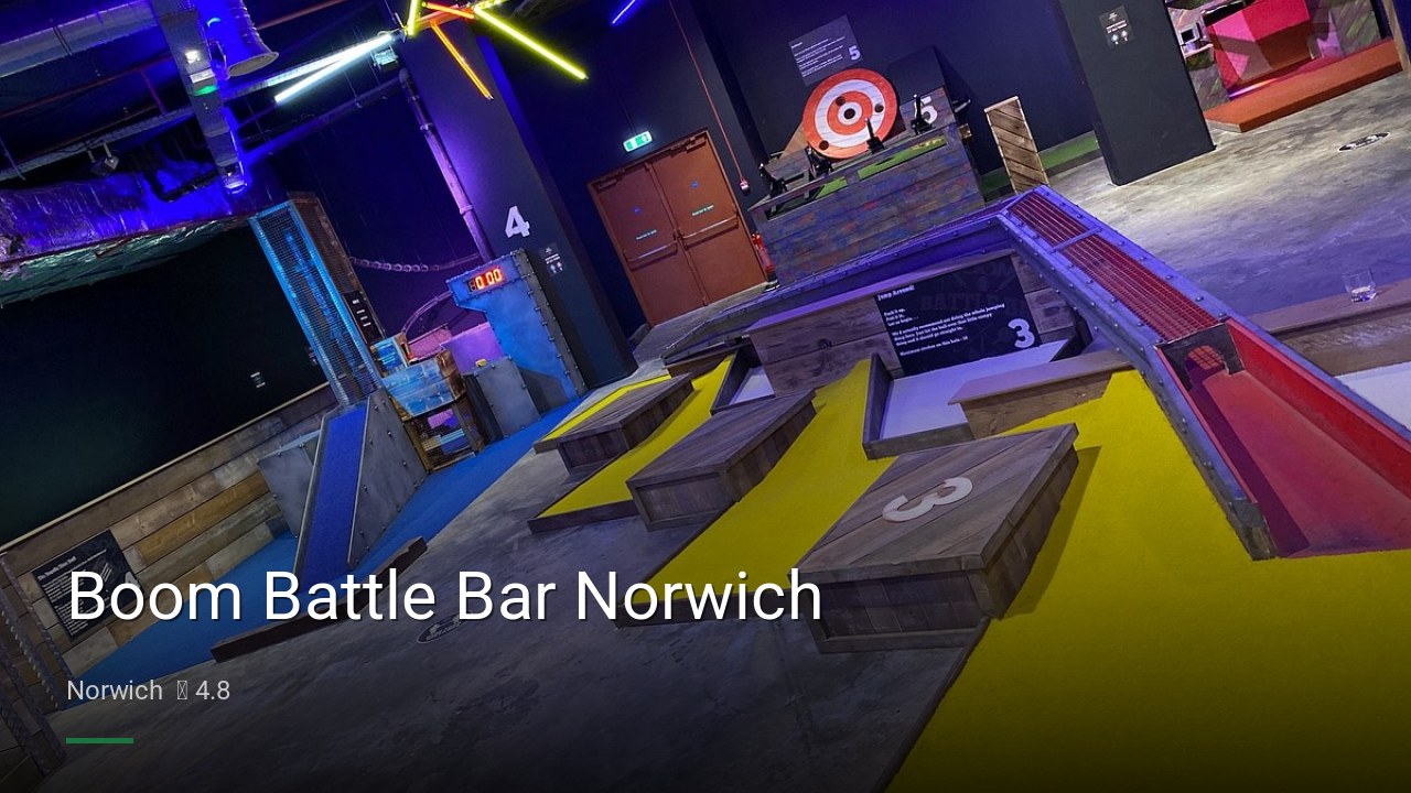 Boom Battle Bar Norwich - Sports Bars in Norwich