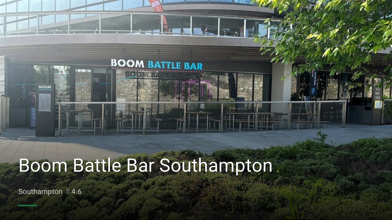 Boom Battle Bar Southampton - Sports Bars in Southampton