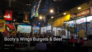 Booty’s Wings Burgers & Beer — Sports bars in Peoria