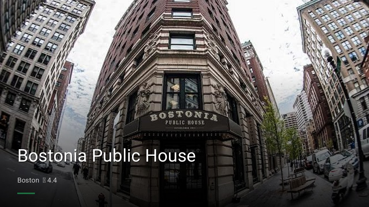 Bostonia Public House - Sports Bars in Boston