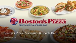 Boston’s Pizza Restaurant & Sports Bar — Sports bars in San Bernardino