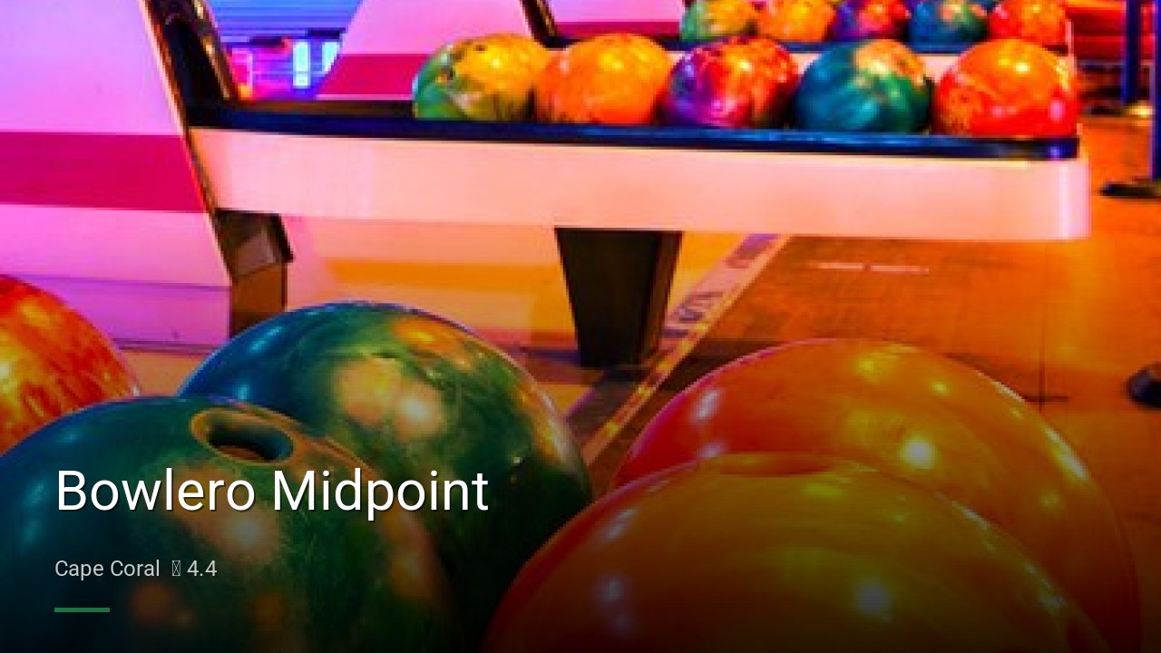 Bowlero Midpoint - Sports Bars in Cape Coral