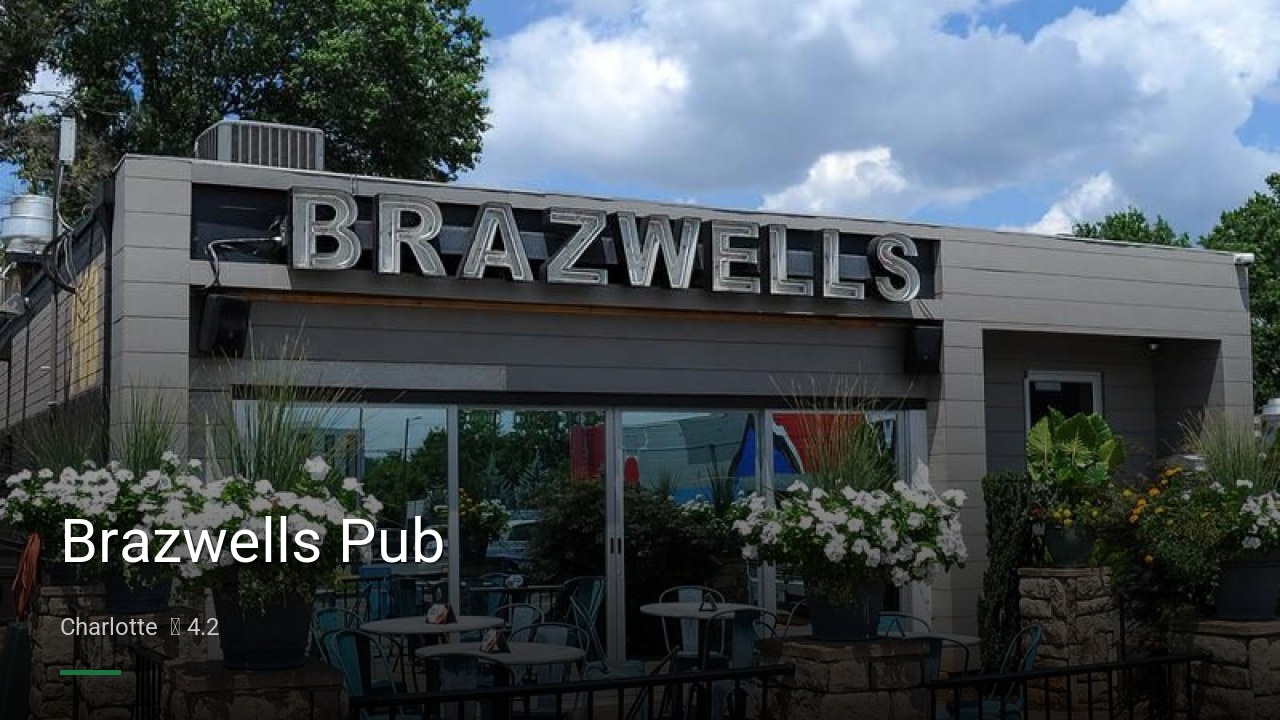 Brazwells Pub - Sports Bars in Charlotte