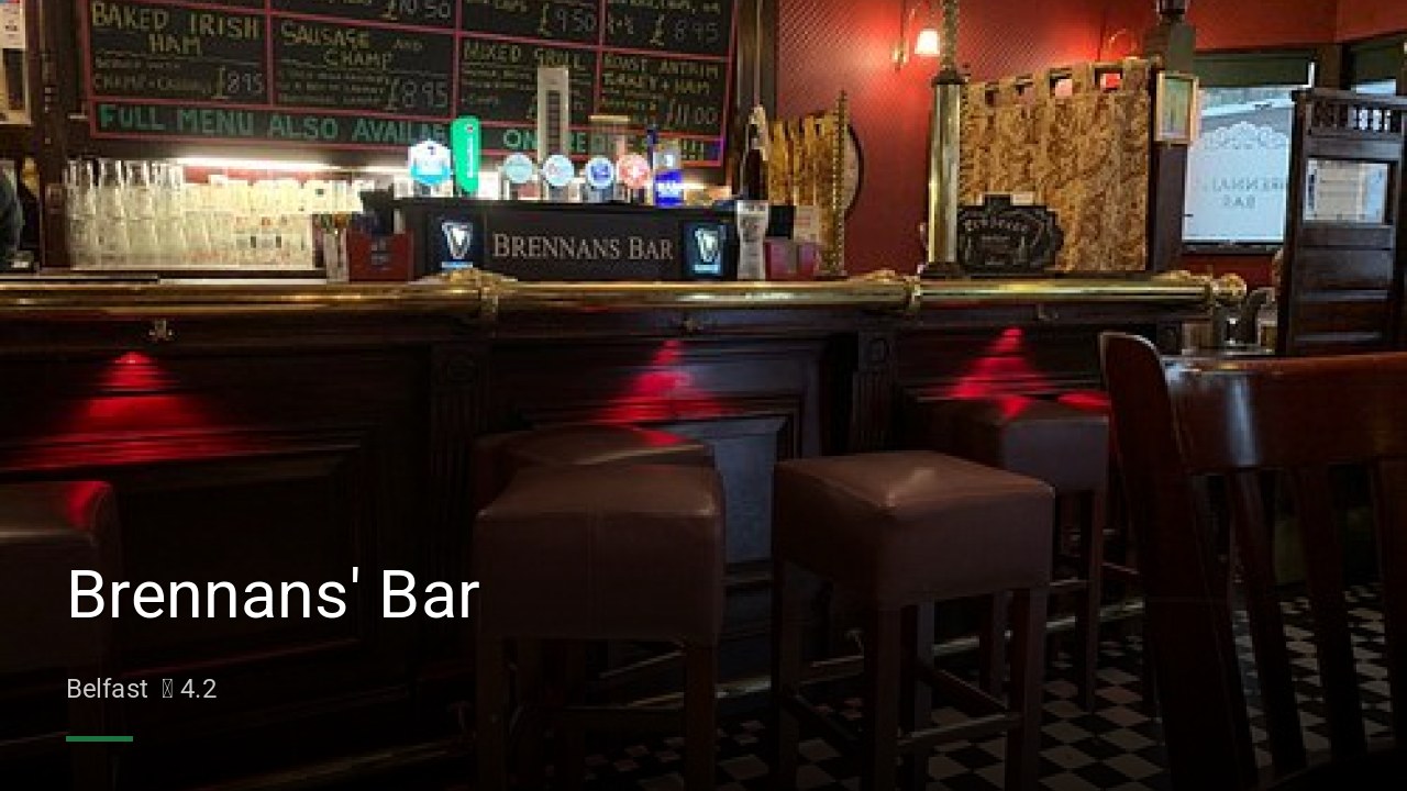 Brennans' Bar - Sports Bars in Belfast