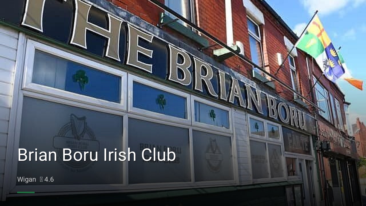 Brian Boru Irish Club - Sports Bars in Wigan