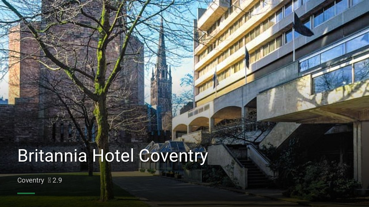 Britannia Hotel Coventry - Sports Bars in Coventry
