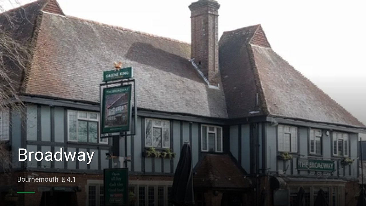 Broadway - Sports Bars in Bournemouth