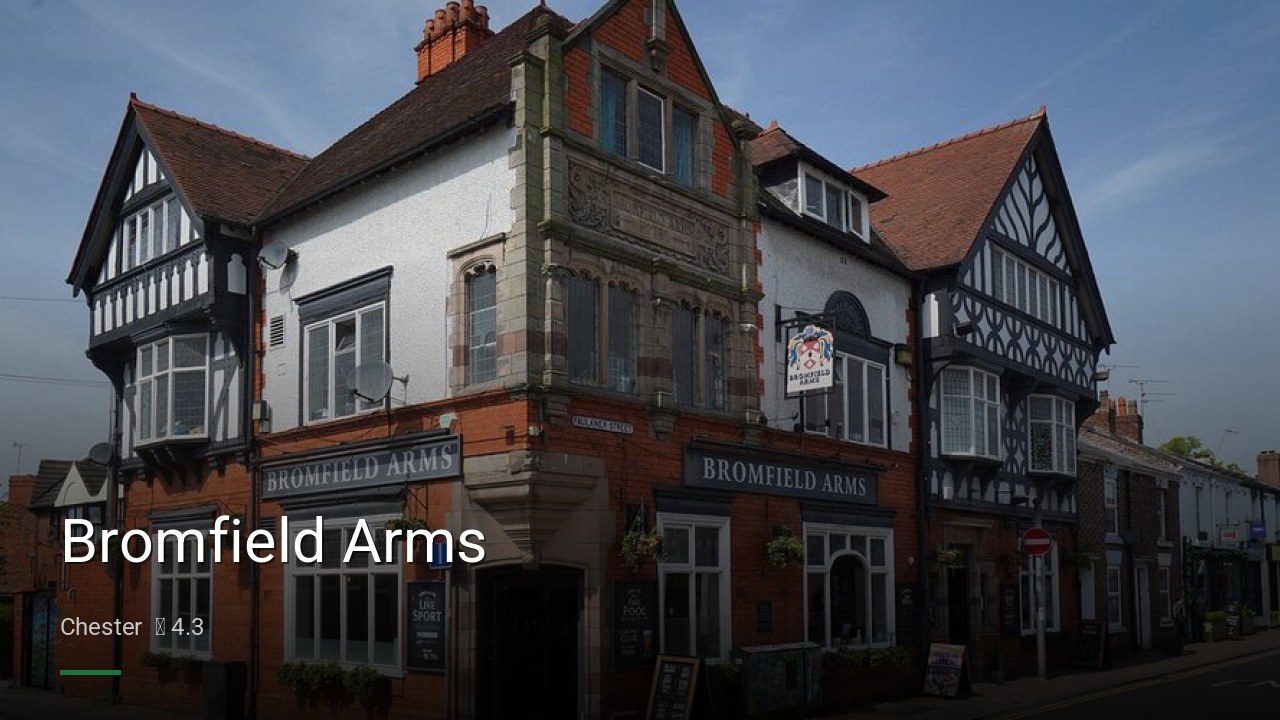 Bromfield Arms - Sports Bars in Chester