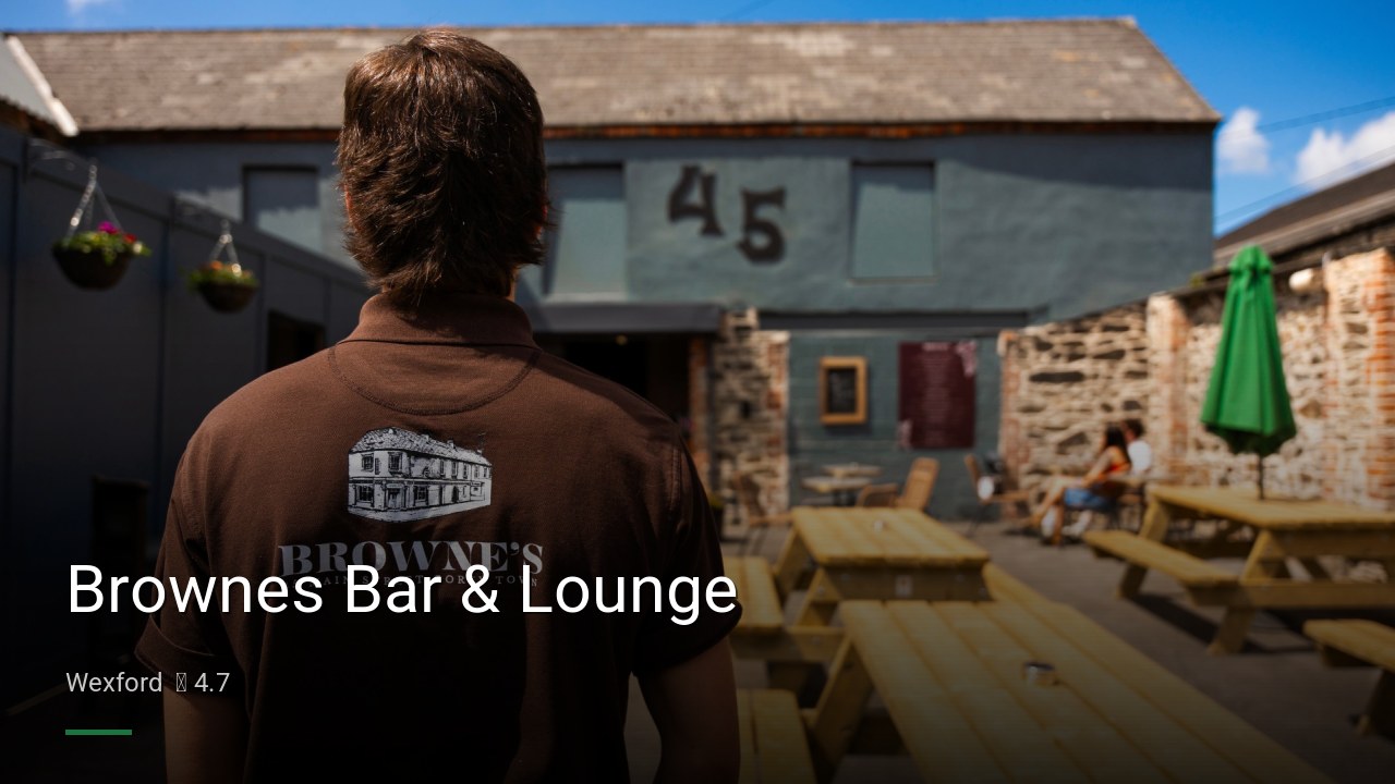Brownes Bar & Lounge - Sports Bars in Wexford