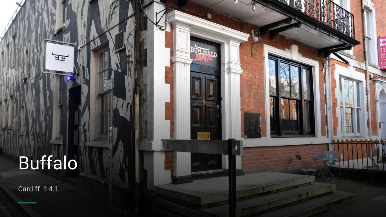 Buffalo - Sports Bars in Cardiff