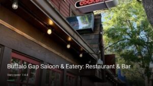 Buffalo Gap Saloon & Eatery: Restaurant & Bar — Sports bars in Vancouver