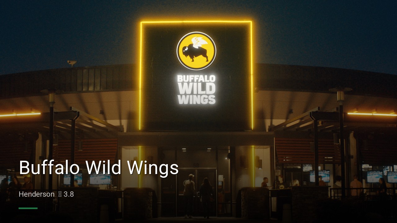 Buffalo Wild Wings - Sports Bars in Henderson