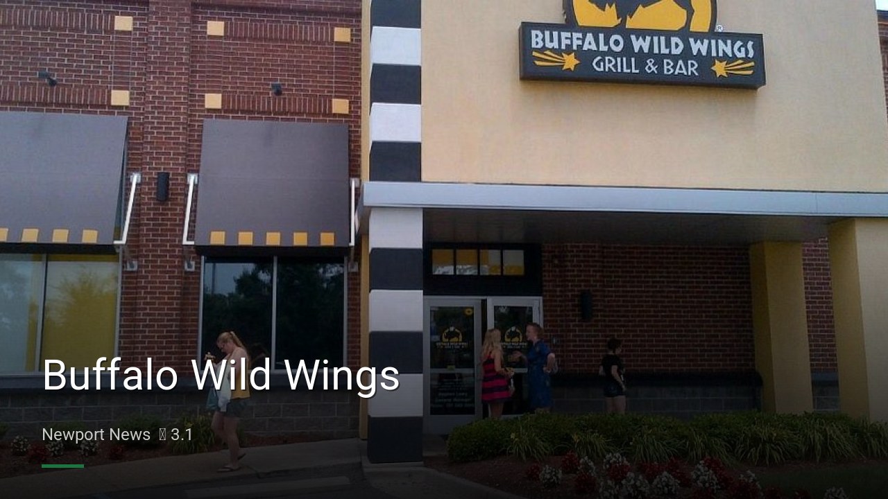 Buffalo Wild Wings - Sports Bars in Newport News