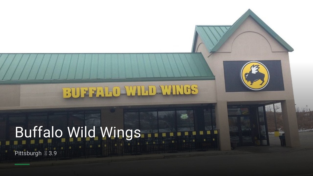 Buffalo Wild Wings - Sports Bars in Pittsburgh