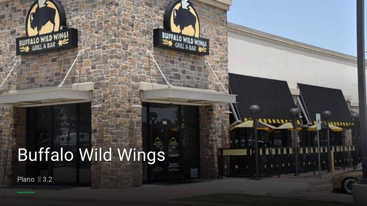 Buffalo Wild Wings - Sports Bars in Plano