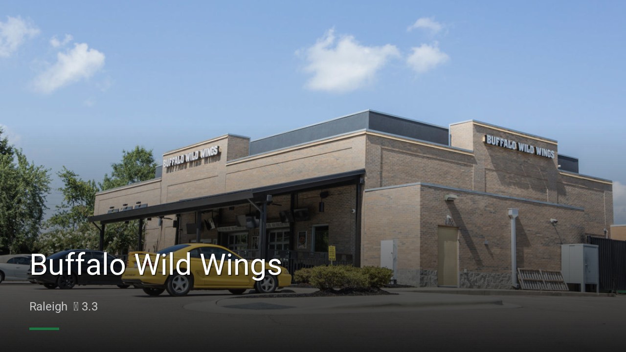 Buffalo Wild Wings - Sports Bars in Raleigh