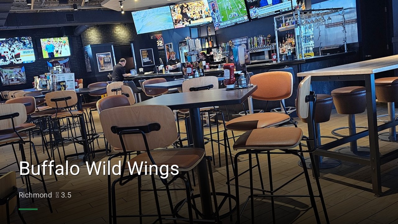 Buffalo Wild Wings - Sports Bars in Richmond