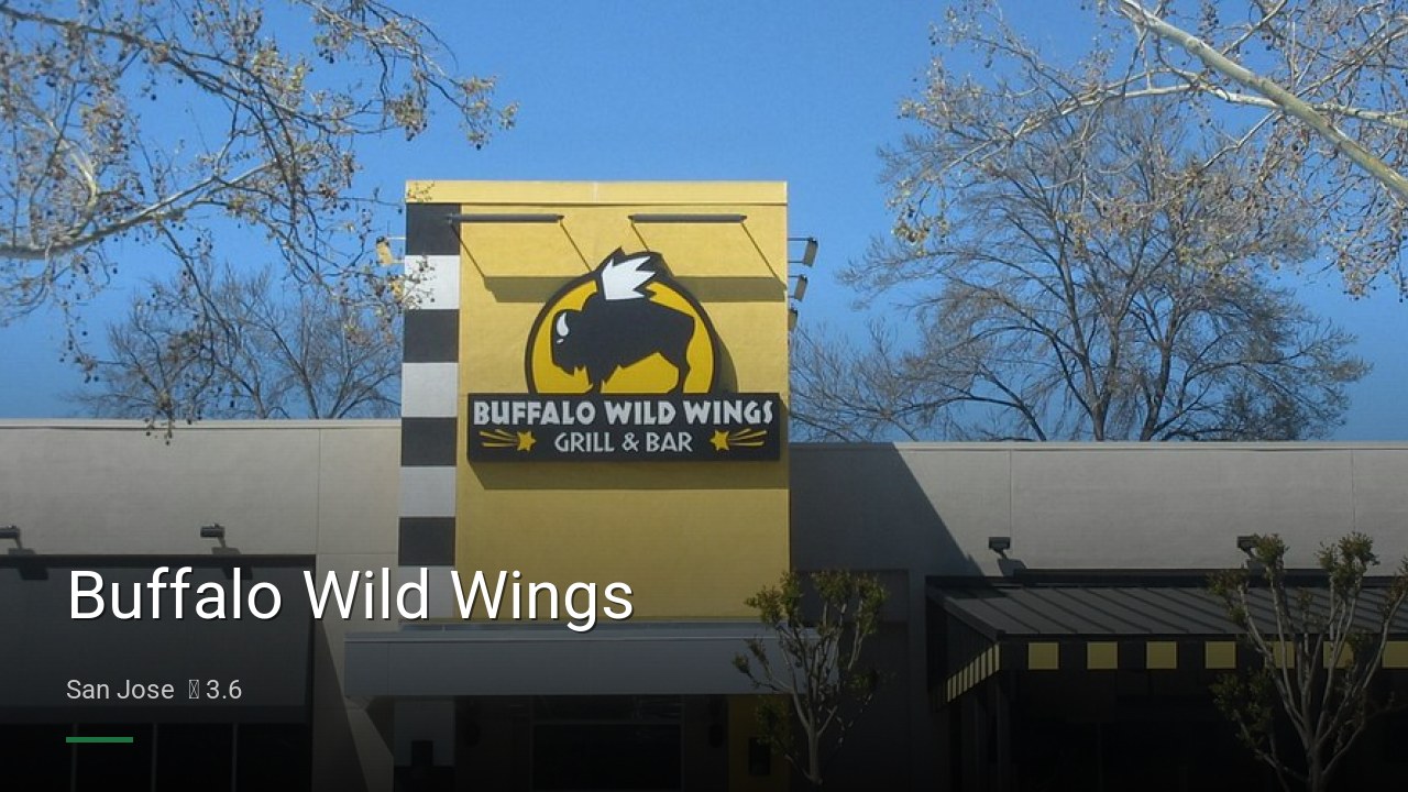Buffalo Wild Wings - Sports Bars in San Jose