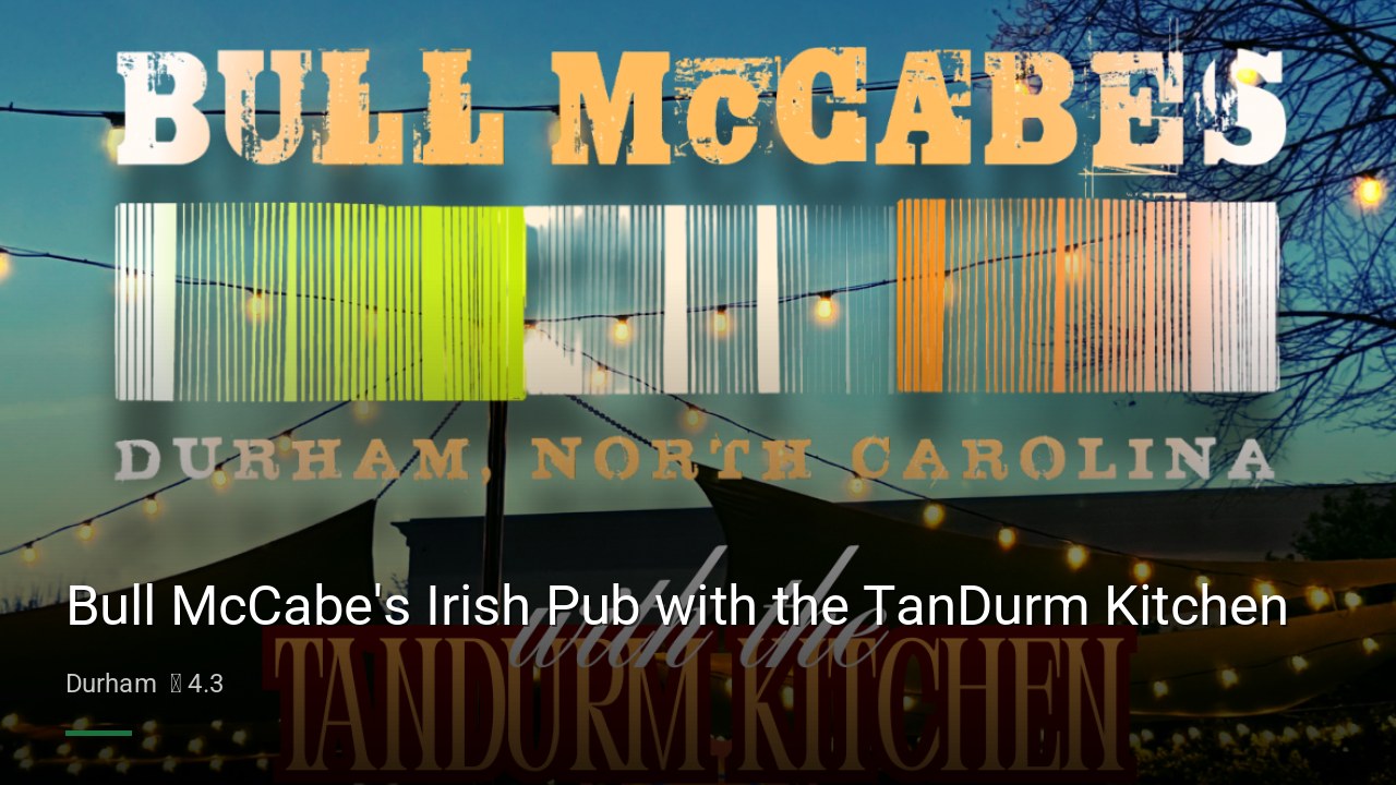 Bull McCabe's Irish Pub with the TanDurm Kitchen - Sports Bars in Durham