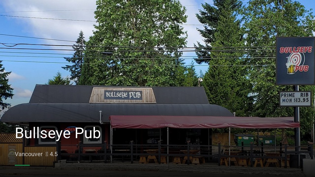 Bullseye Pub - Sports Bars in Vancouver