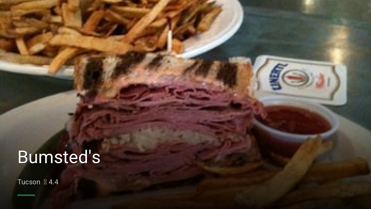 Bumsted's - Sports Bars in Tucson