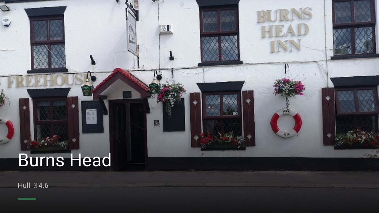 Burns Head - Sports Bars in Hull