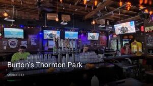 Burton’s Thornton Park — Sports bars in Orlando