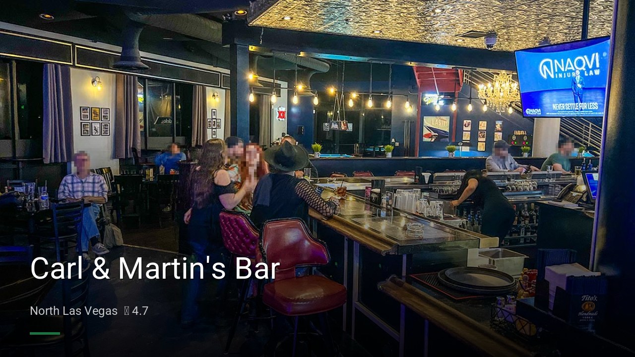 Carl & Martin's Bar - Sports Bars in North Las Vegas