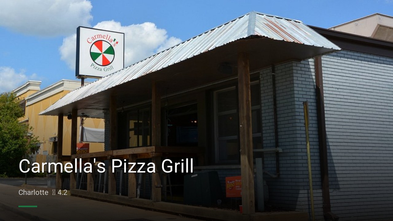 Carmella's Pizza Grill - Sports Bars in Charlotte