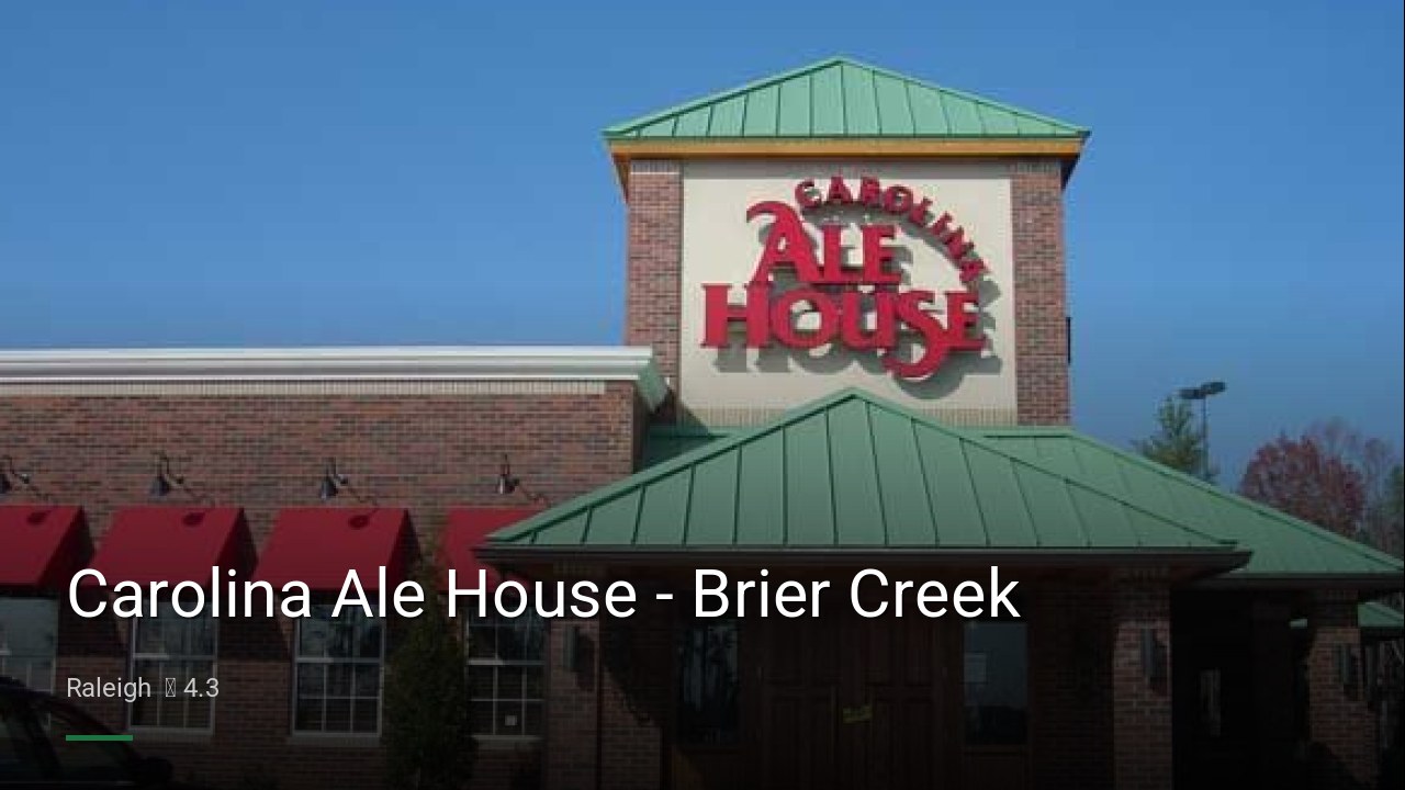 Carolina Ale House - Brier Creek - Sports Bars in Raleigh