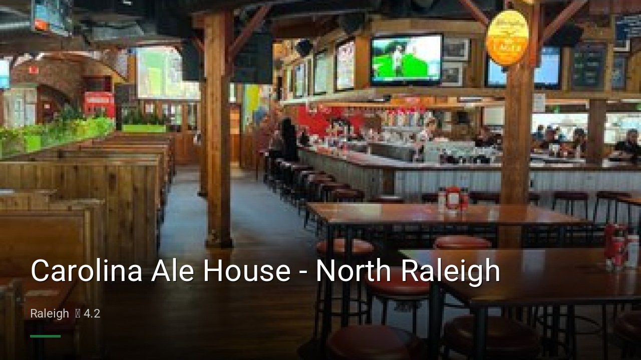 Carolina Ale House - North Raleigh - Sports Bars in Raleigh