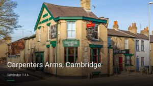 Carpenters Arms, Cambridge — Pubs in Cambridge