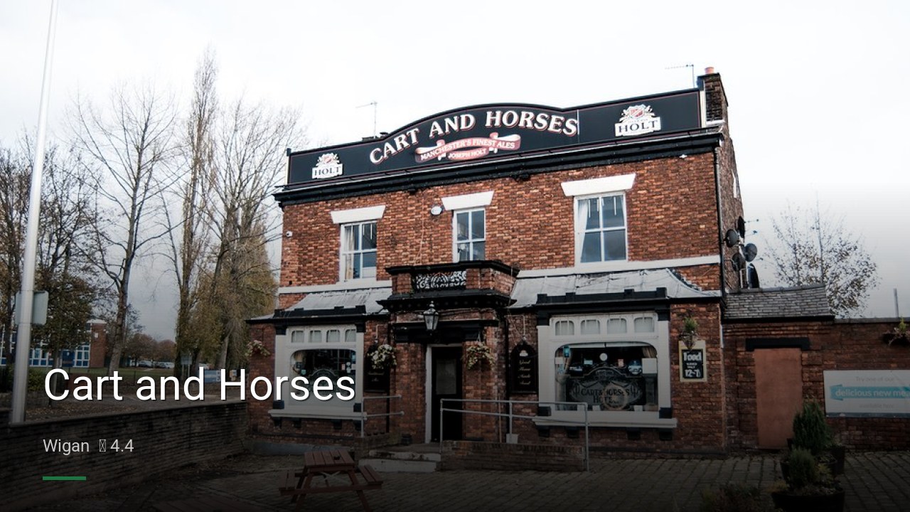 Cart and Horses - Sports Bars in Wigan