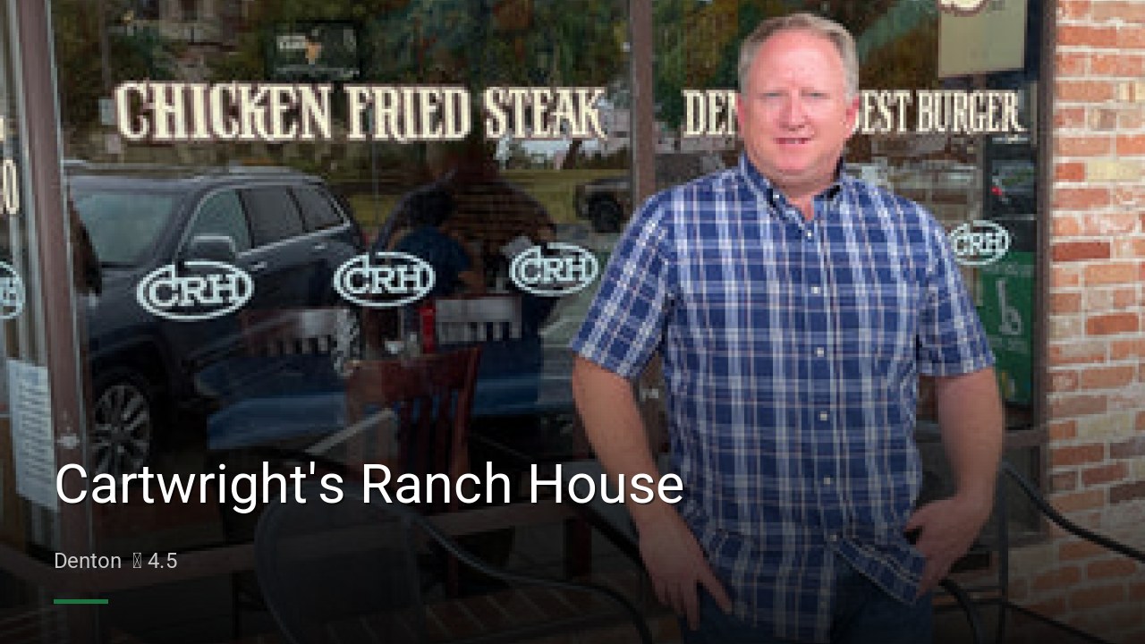 Cartwright's Ranch House - Sports Bars in Denton
