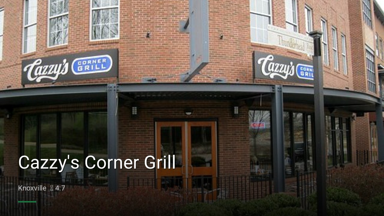 Cazzy's Corner Grill - Sports Bars in Knoxville