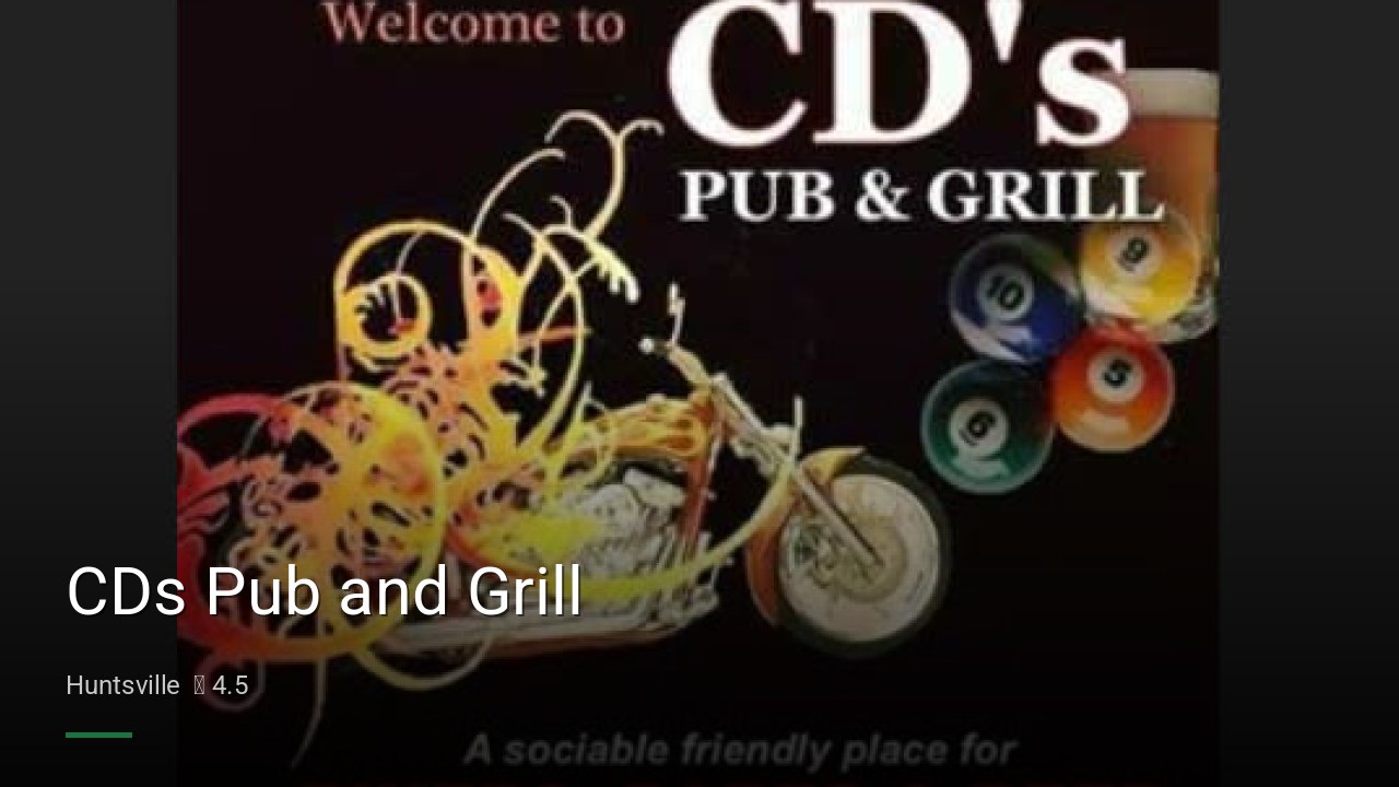 CDs Pub and Grill - Sports Bars in Huntsville